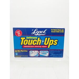 New Vintage Lysol Bathroom Touch-Ups Cleaning Wipes 1996